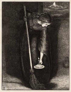 The Lost Piece of Silver published 1864 by Sir John Everett Millais, Bt 1829-1896