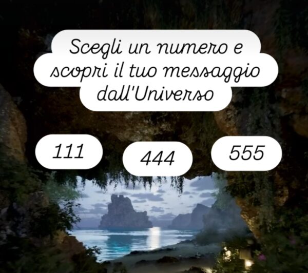 Gioco: messaggi dall’Universo 13/08/24