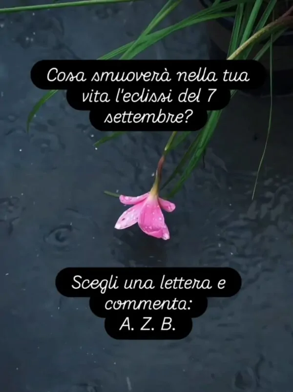 Messaggi dall’eclissi: 7 settembre 2025